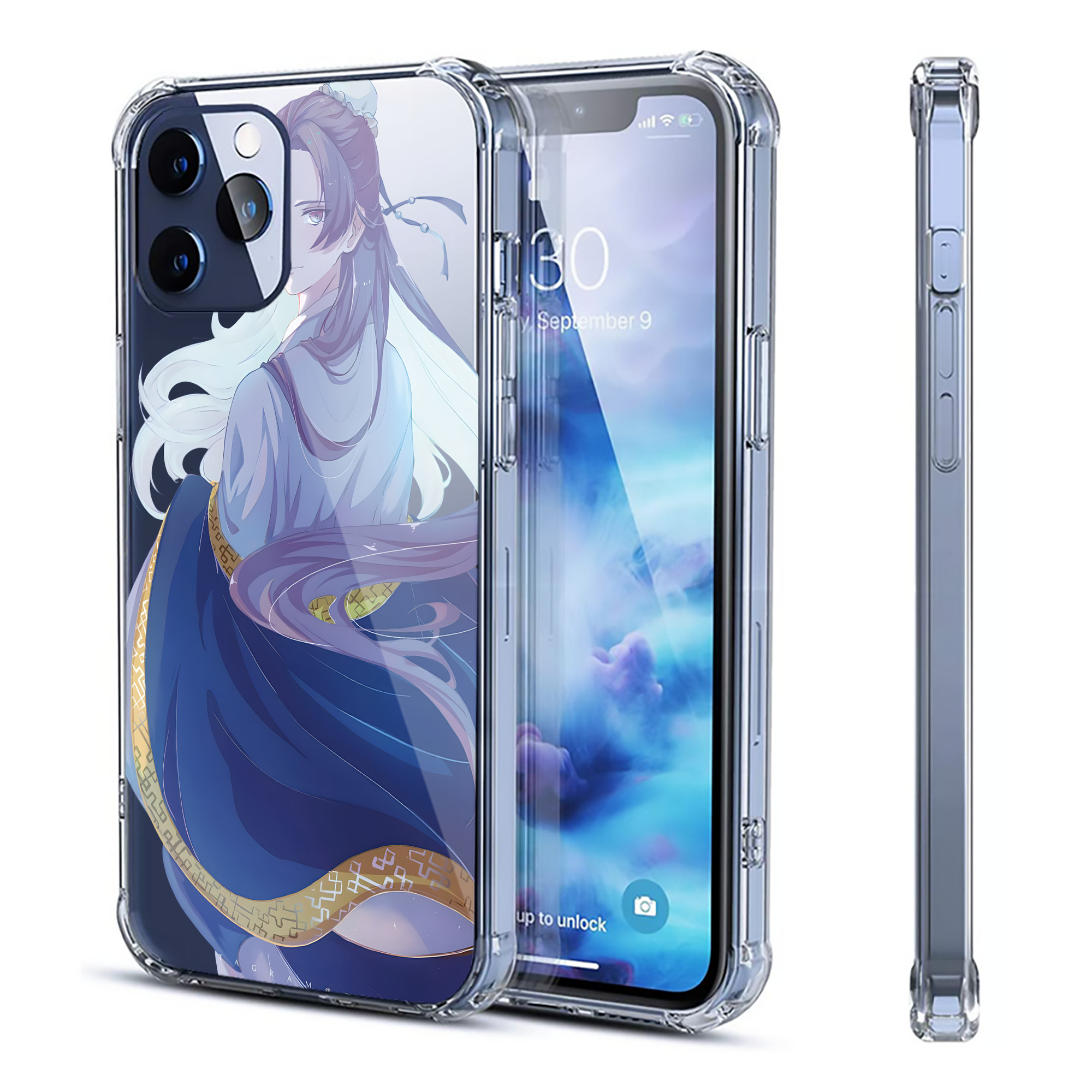 （画像用） 薬屋のひとりごと The Apothecary Diaries 【iPhone 12シリーズ対応】透明スマホケース（クリアソフトケース）